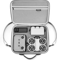 STARTRC Carrying Case for DJI Neo Portable PU Storage Protective Bag for DJI Neo Fly More Combo Accessories, Compatible with RC-N3 Remote Controller, Neo Intelligent Flight Battery, Charging Hub