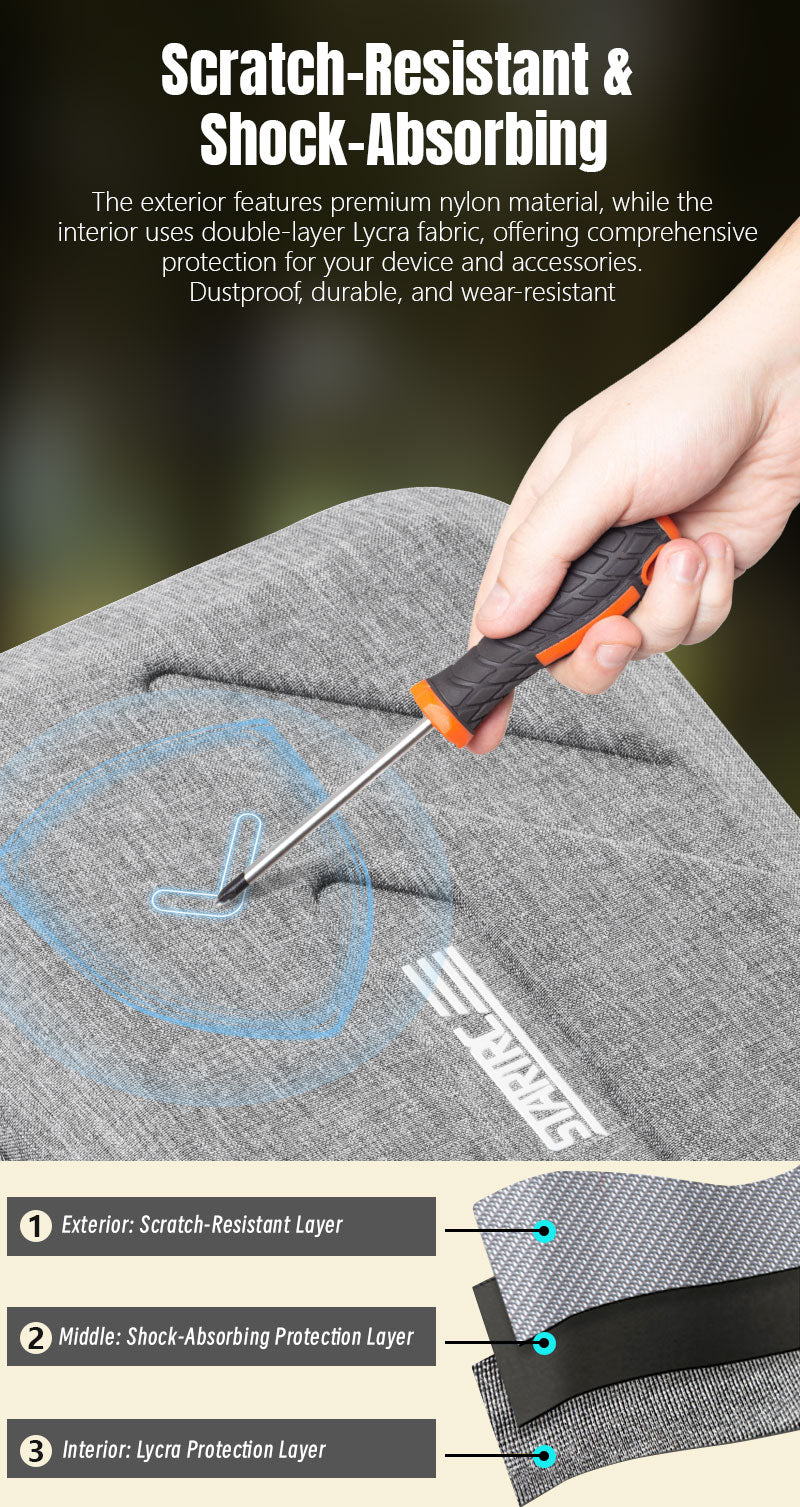 STARTRC Flip Drone Case for DJI Flip Fly More Combo,Portable PU Leather Shoulder Bag Can Organizes RC2/RC-N3 Remote, 7 Original Batteries, Charging Hub, 65W Charger, Flip Drone and Other Accessories