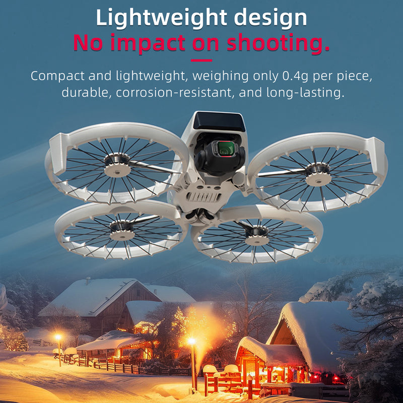 STARTRC ND/CPL Filter Set for DJI Flip Accessories，ND16/ND64/ND128/CPL Drone Lens Filters Set, Multi Coated HD Optical Glass 4 Pack