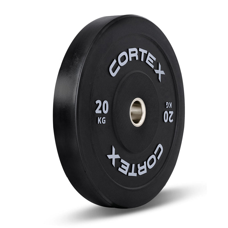 CORTEX Black Series V3 Rubber Olympic Bumper Plate 50mm 20kg (2 Pack)