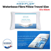 Mediflow Travel Size Waterbase Fibre Pillow 33 x 53 cm