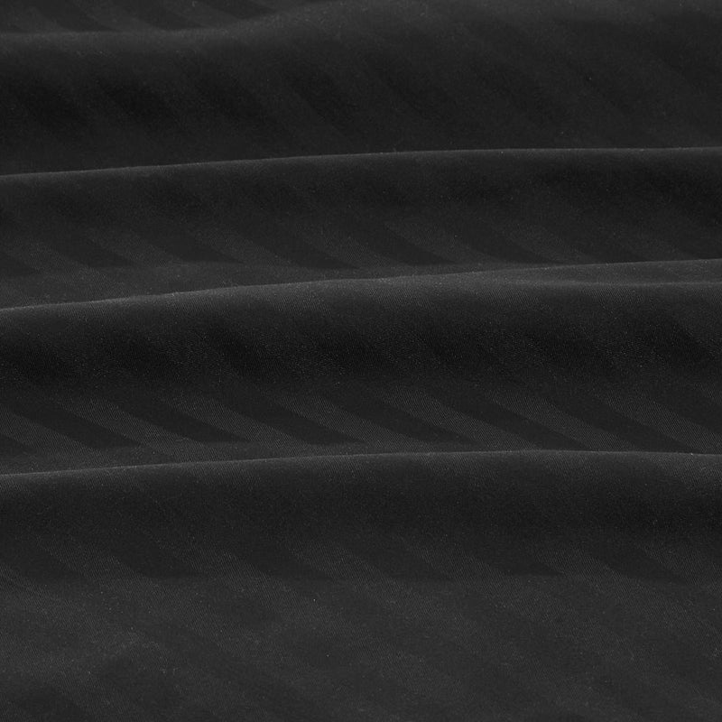 Bianca Raffaello Black 6 Pcs Jacquard Comforter Set Super King