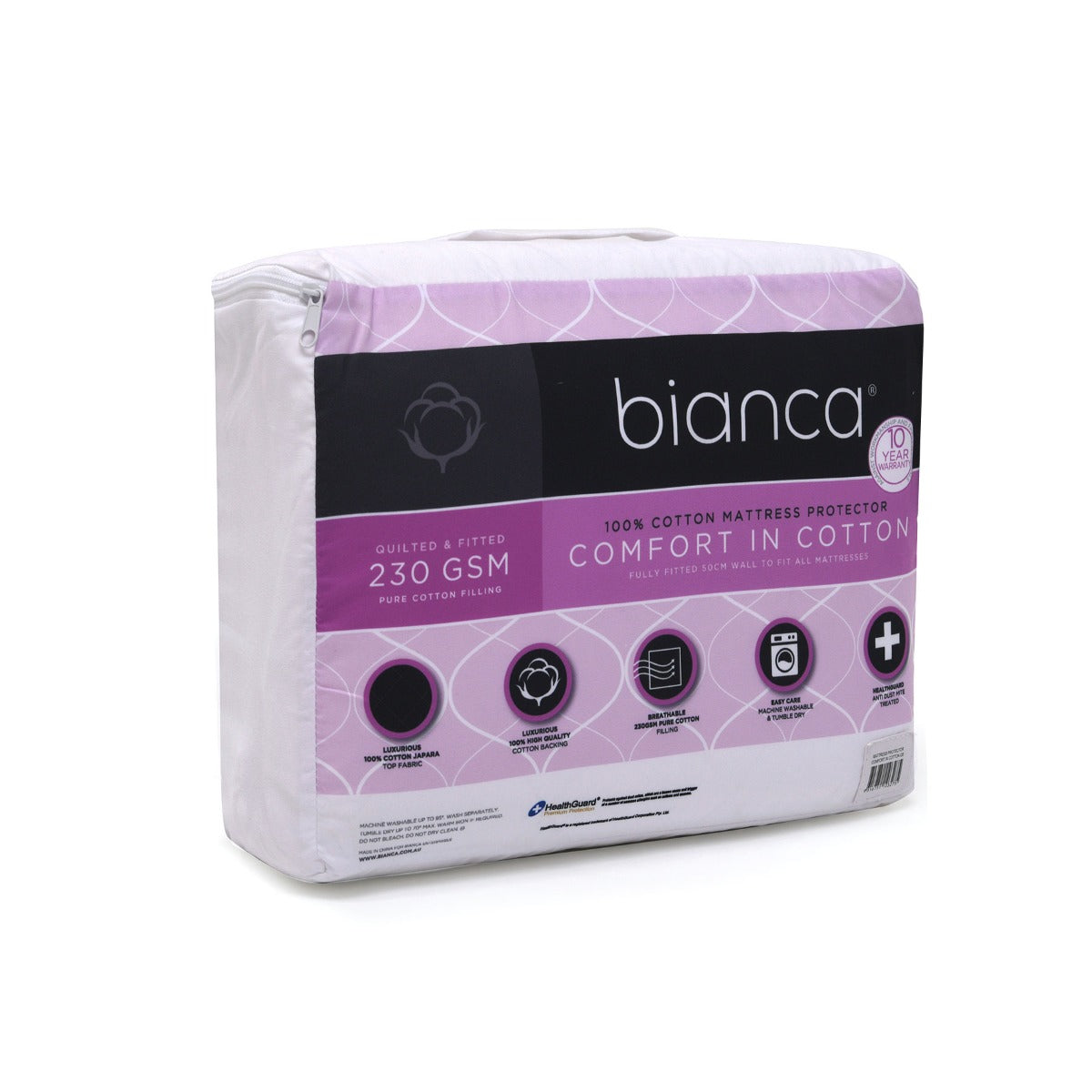 Bianca Comfort in Cotton Mattress Protector Queen