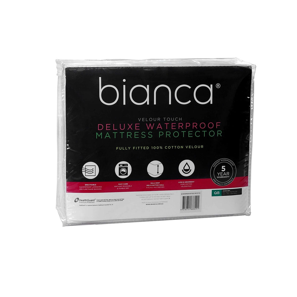 Bianca Deluxe Waterproof Mattress Protector King