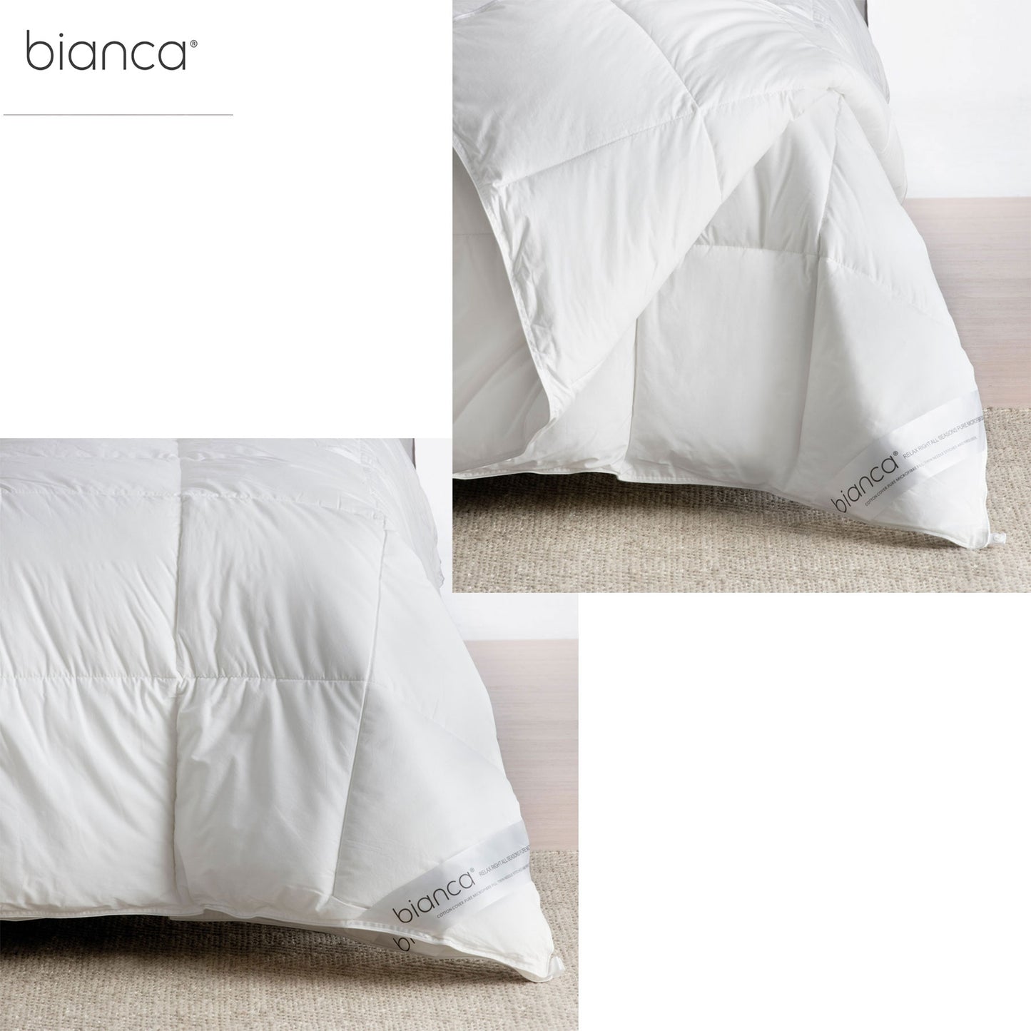 Bianca Pure Microfibre All Seasons Quilt King