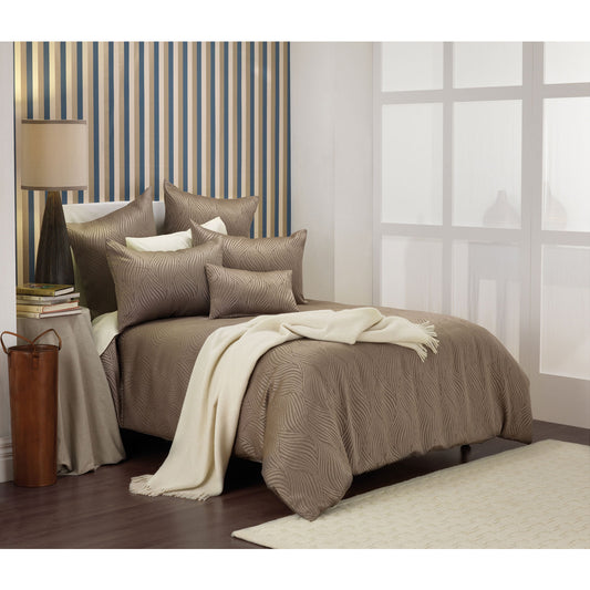 Bianca Hampshire Taupe Quilt Cover Set Queen