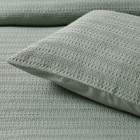 Bianca Kahlani Sage Waffle Quilt Cover Set Single