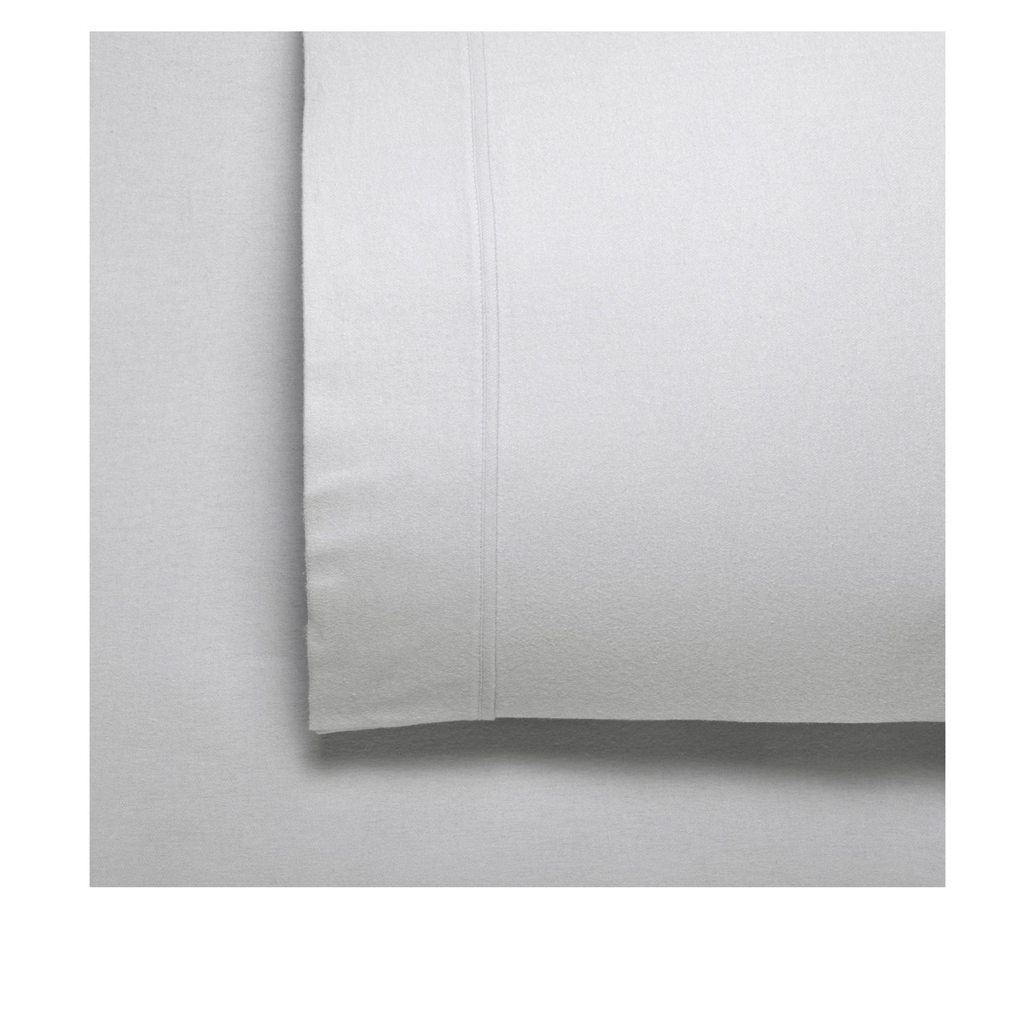 Bianca Fletcher Flannelette Cotton Sheet Set Silver Double