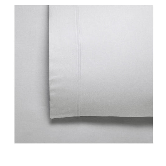 Bianca Fletcher Flannelette Cotton Sheet Set Silver King