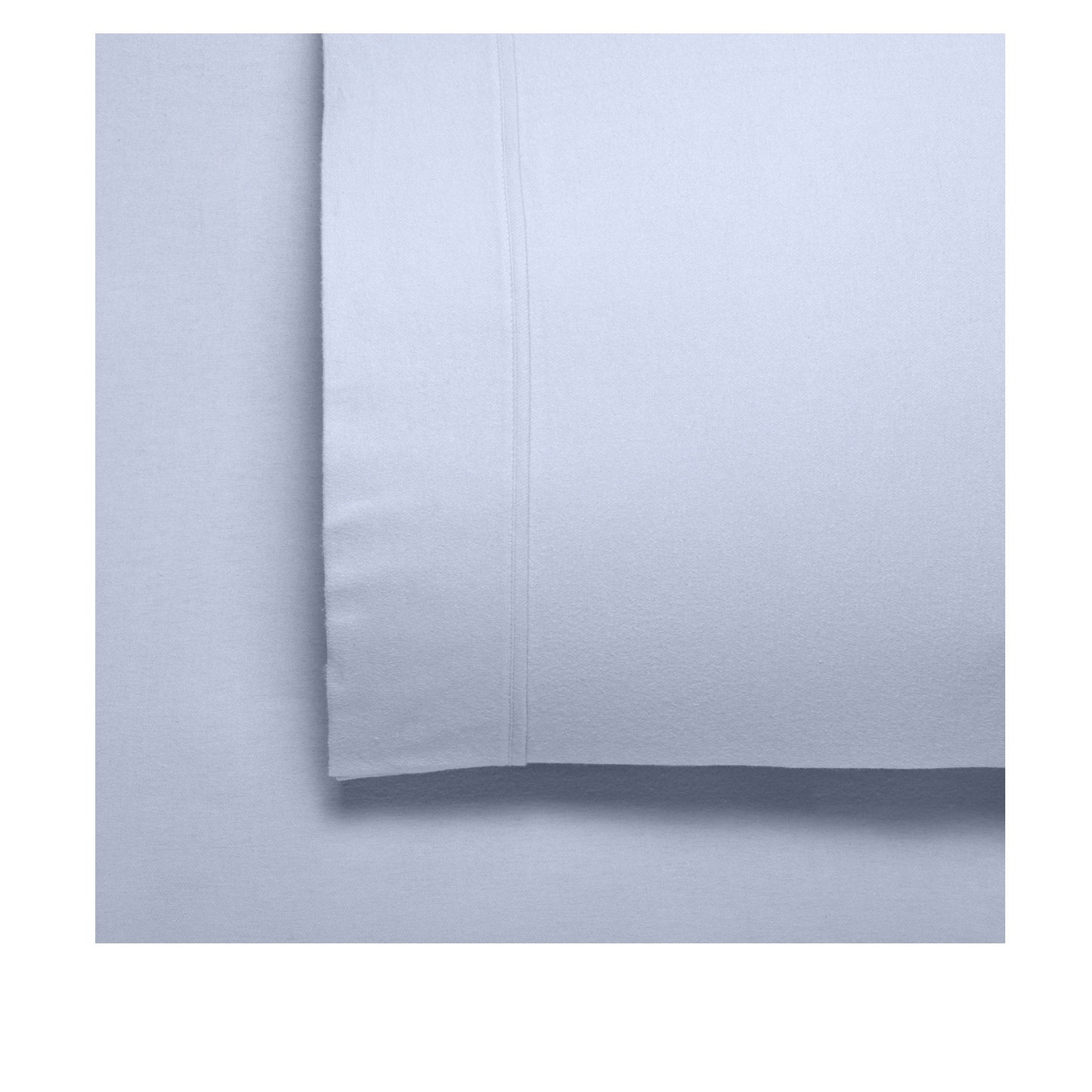 Bianca Fletcher Flannelette Cotton Sheet Set Steel Blue King