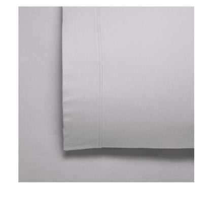 Bianca Fletcher Flannelette Cotton Sheet Set Stone Double