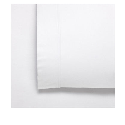 Bianca Fletcher Flannelette Cotton Sheet Set White Double