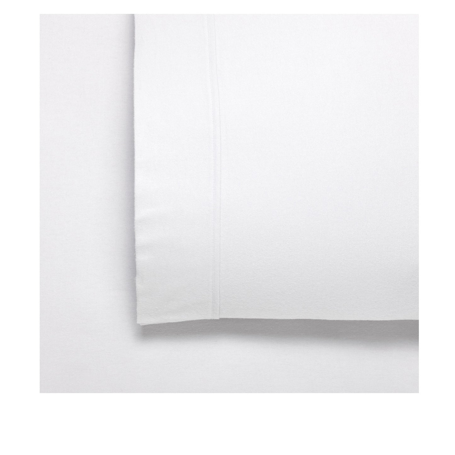 Bianca Fletcher Flannelette Cotton Sheet Set White King