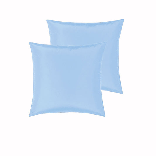 PepperMIll Satin European Pillowcases ( Pair ) SKY