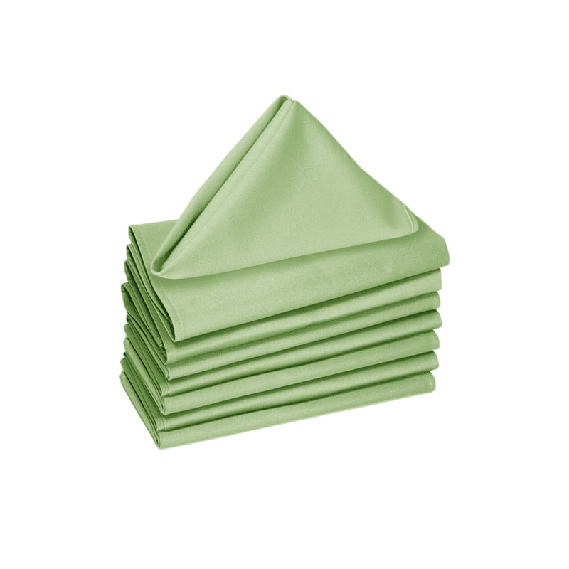 Hoydu Set of 8 Cotton OR Poly Cotton Napkins Reed Green
