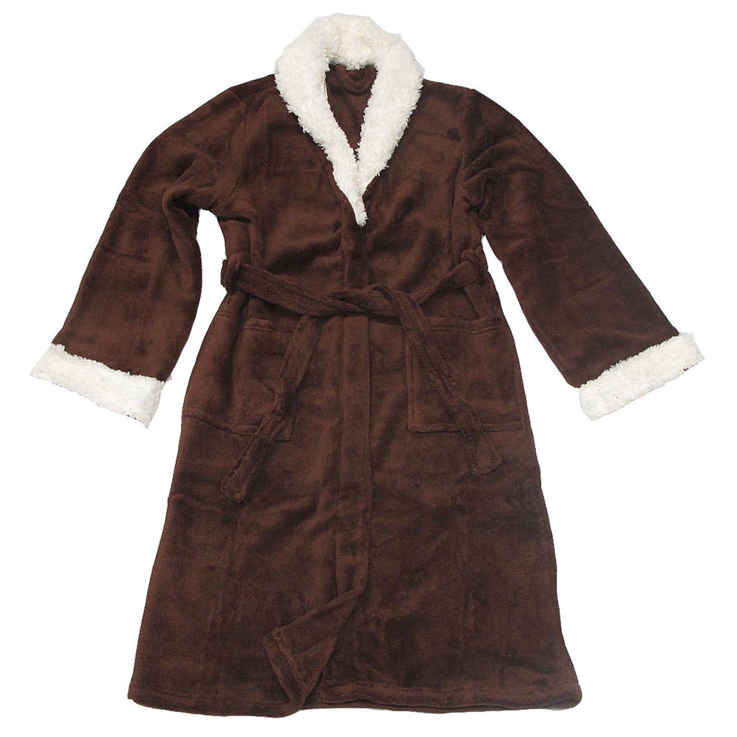 Sherpa Bath Robe Chocolate S/M