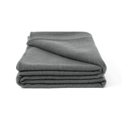 Laconia 400GSM Premium Australian Pure Wool Blanket Grey Double