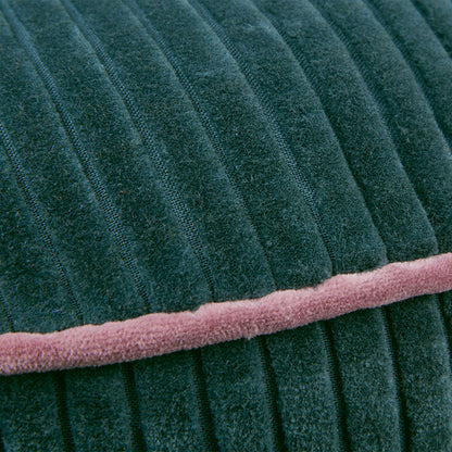 KAAT Amsterdam Perdy Green Round Filled Cushion 40cm Diameter