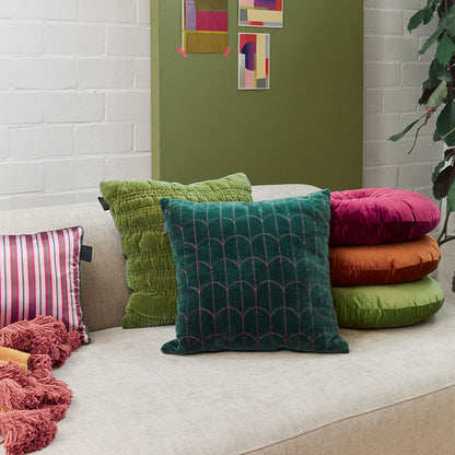 KAAT Amsterdam Sage Green Square Filled Cushion 43cm x 43cm