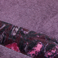 KAAT Amsterdam Boline Aubergine Velvet Oblong Filled Cushion 40cm x 60cm