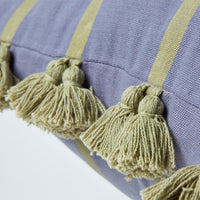 KAAT Amsterdam Jelke Mauve Stripes Oblong Filled Cushion 40cm x 60cm