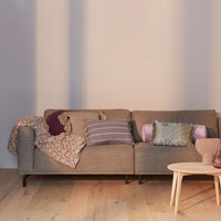 KAAT Amsterdam Jelke Mauve Stripes Oblong Filled Cushion 40cm x 60cm