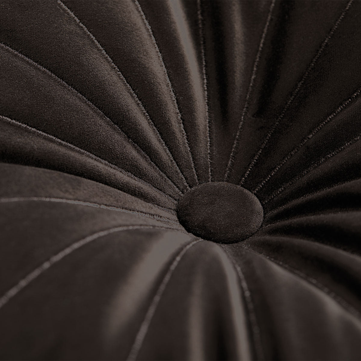 KAAT Amsterdam Mandarin Brown Round Filled Cushion 40cm Diameter