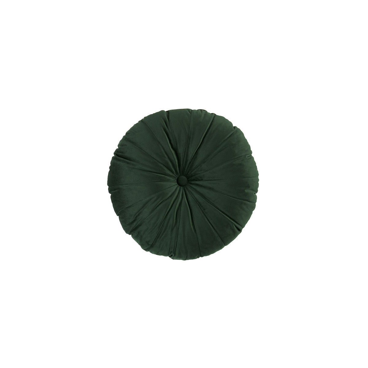 KAAT Amsterdam Mandarin Dark Green Round Filled Cushion 40cm Diameter
