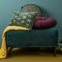 KAAT Amsterdam Mandarin Purple Round Filled Cushion 40cm Diameter