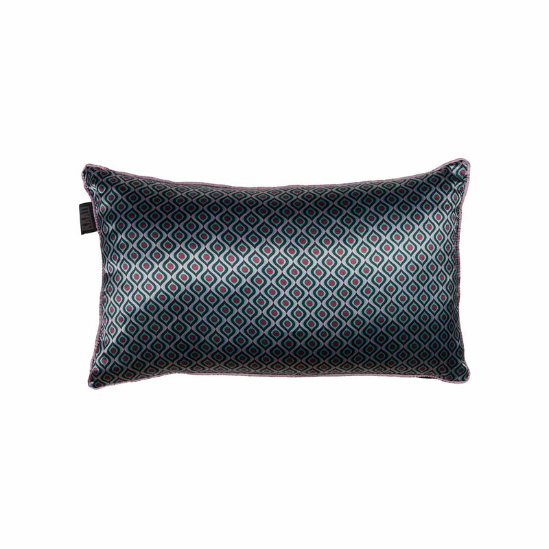 KAAT Amsterdam Meja Green Reversible Oblong Filled Cushion 30cm x 50cm