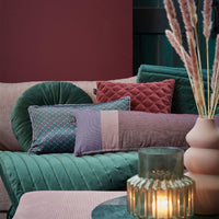 KAAT Amsterdam Meja Green Reversible Oblong Filled Cushion 30cm x 50cm