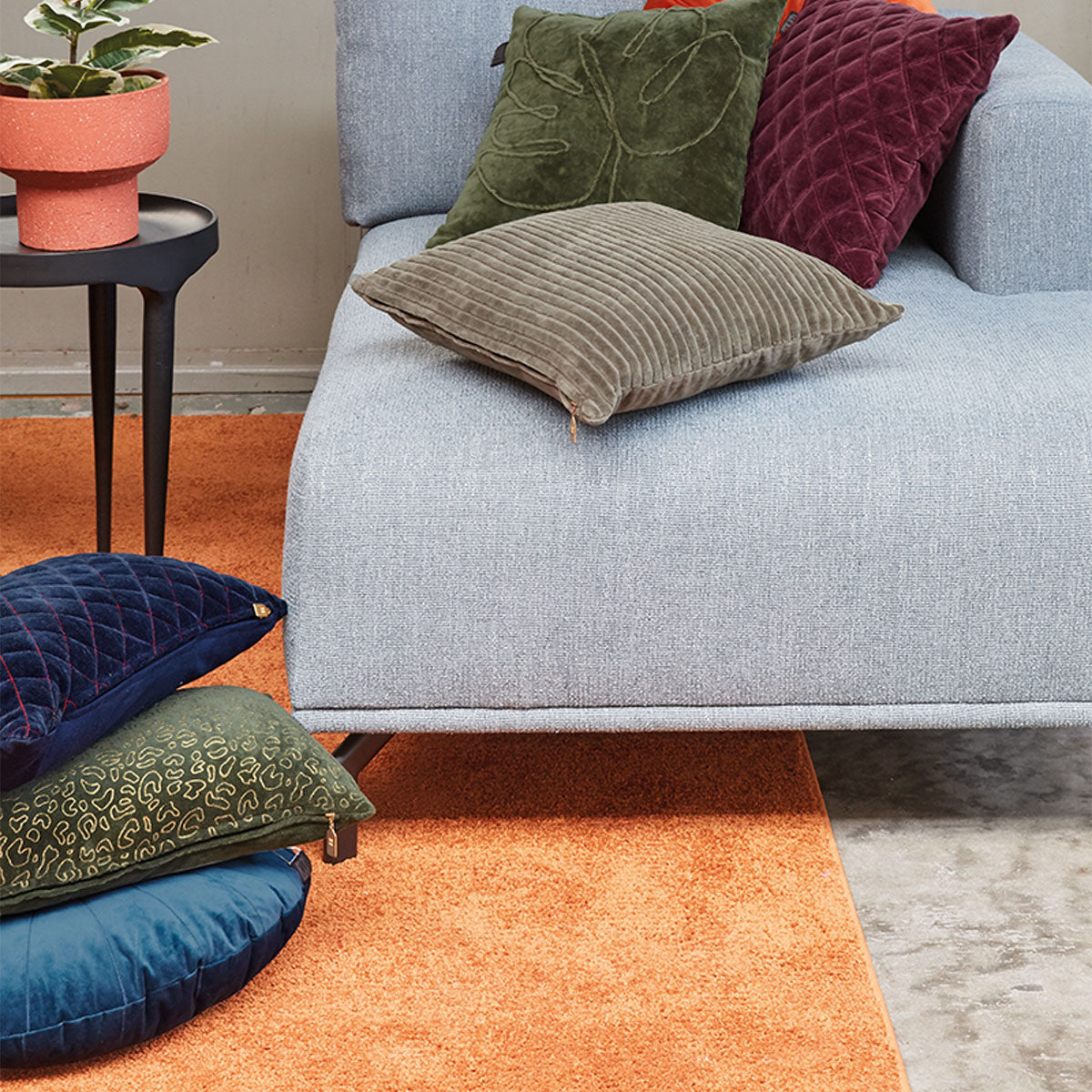 KAAT Amsterdam Spartan Green Animal Print Oblong Filled Cushion 30cm x 50cm