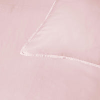 Accessorize 400TC Blush Bamboo Cotton Double Stitch Quilt Cover Set Queen