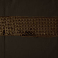 Accessorize Sequins Chocolate Quilt Cover Set Single