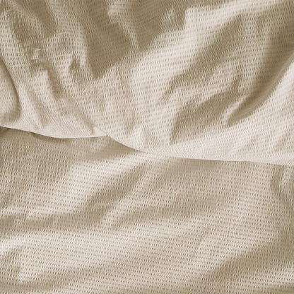 Bedding House Summer Sand Seersucker Cotton Quilt Cover Set King