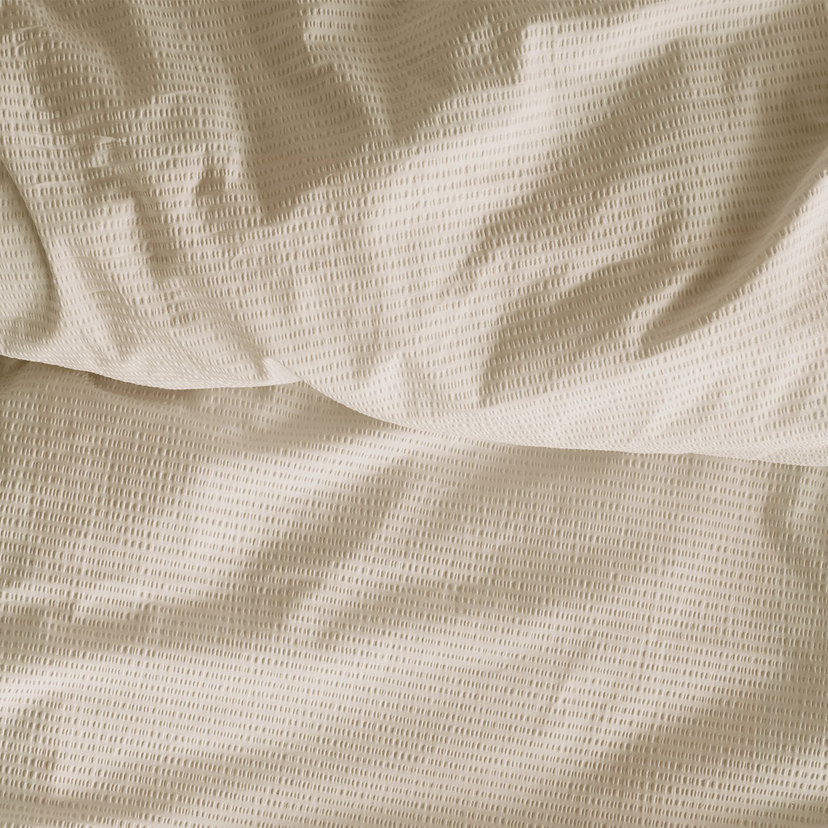 Bedding House Summer Sand Seersucker Cotton Quilt Cover Set Queen