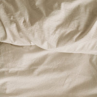 Bedding House Summer Sand Seersucker Cotton Quilt Cover Set Queen