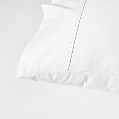 Accessorize 400TC White Bamboo Cotton Mega / Super Sheet Set 50cm Wall Queen