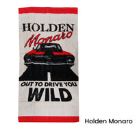Holden Monaro Cars Printed 100% Cotton Beach Towel 75 x 150 cm