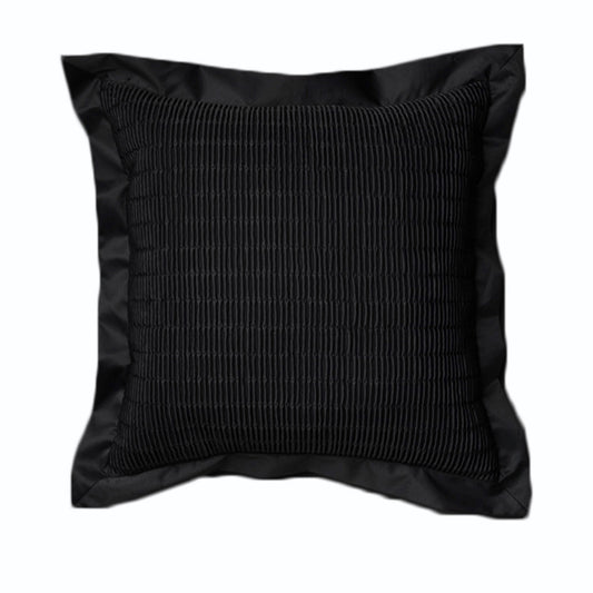 Rapee Morocco Quilted Filled Cushion - Black