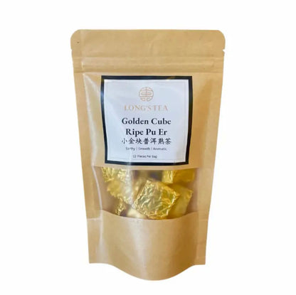 Golden Cubic Ripe Pu Er Tea 5 x 100g