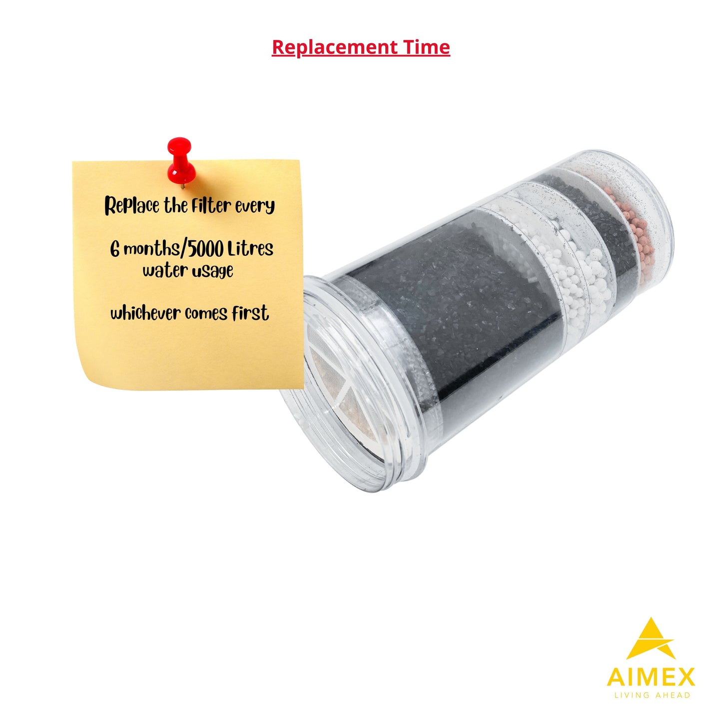 Aimex 16L Bench Top Water Filter with 3 Fluoride Reduction Filters
