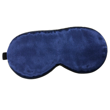 100 silk sleep eye mask for women men navy