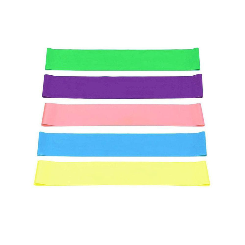 1.5m Elastic Yoga Stretch Resistance Bands Exercise Fitness Band Theraband - Pink