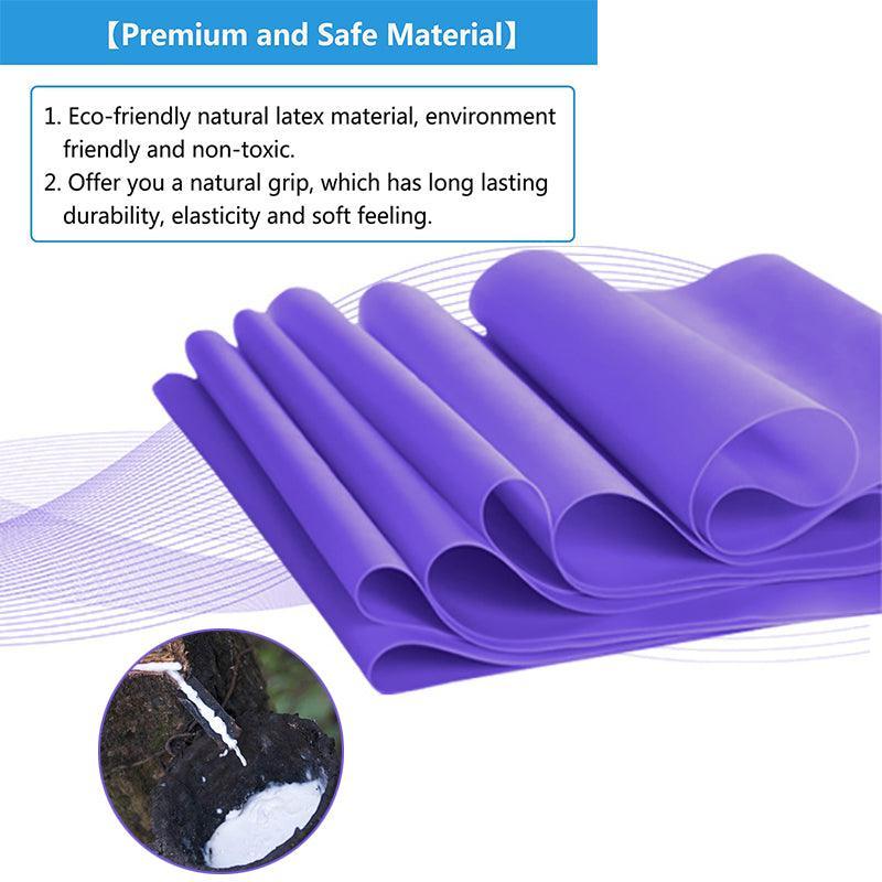 1.5m Elastic Yoga Stretch Resistance Bands Exercise Fitness Band Theraband - Pink