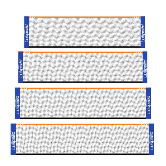Portable Outdoor Badminton Net Set Easy Setup Adjustable Height Sports Equipment - 4.1M