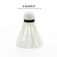 12 Pcs Badminton Shuttlecocks Durable Gooes Feather Badminton Ball For Training