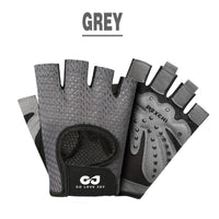 gym gloves australia half-finger weight lifting black