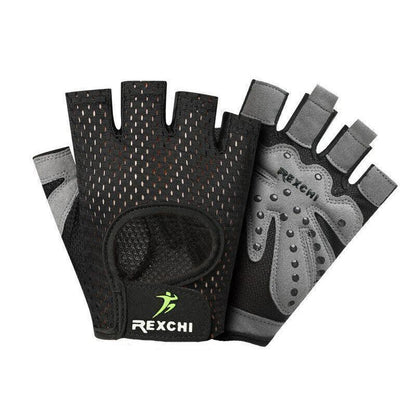 gym gloves australia half-finger weight lifting black
