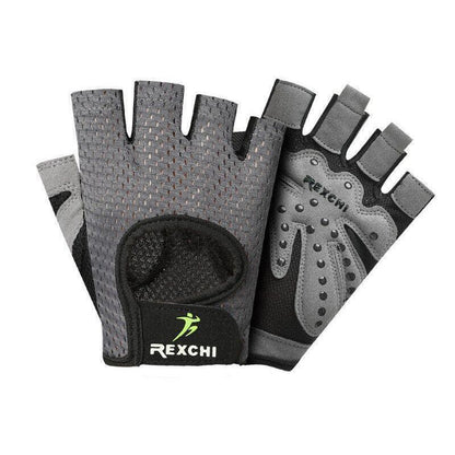 gym gloves australia half-finger weight lifting black